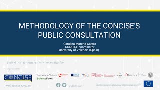 Introduction: methodology of the CONCISE public consultations