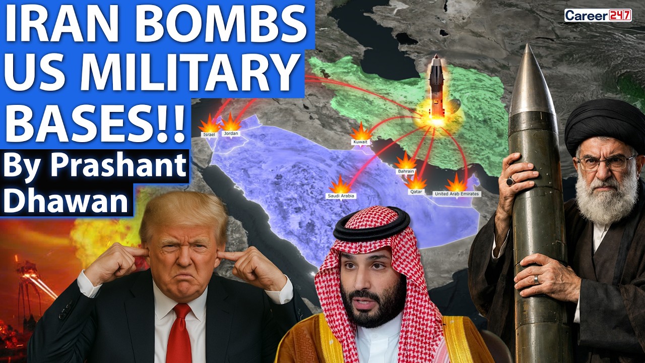 IRAN BOMBS US MILITARY BASES!! Dubai Under Attack | By Prashant Dhawan