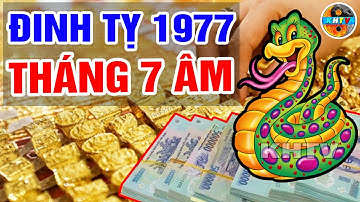 Thần Tài Chống Lưng, Đinh Tỵ 1977 TÀI VẬN Bứt Phá, Tiền Của Dư Dôi, GIÀu To Tháng 7 Âm Lịch