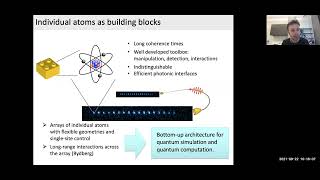 Hannes Bernien: Engineering Quantum Processors and Quantum Networks Atom-by-Atom-September 22, 2021