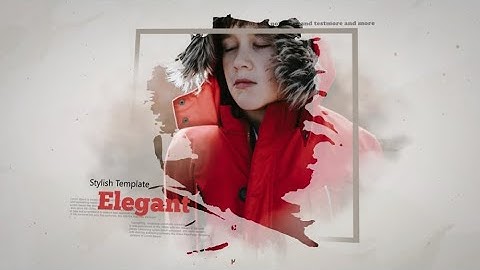 Template 3D Splash Ink Slideshow / Sony Vegas