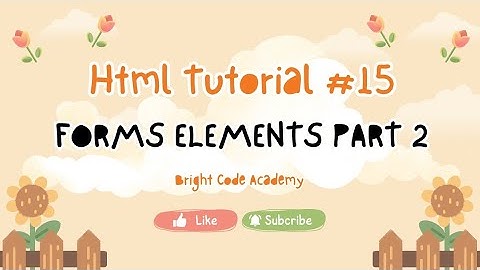 HTML Select, Optgroup, Checkbox, File Input, Fieldset & Legend Explained | HTML Forms Tutorial 