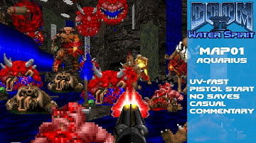 Doom II: Water Spirit - MAP01 | UV-Fast | UltraViolence + Fast Monsters