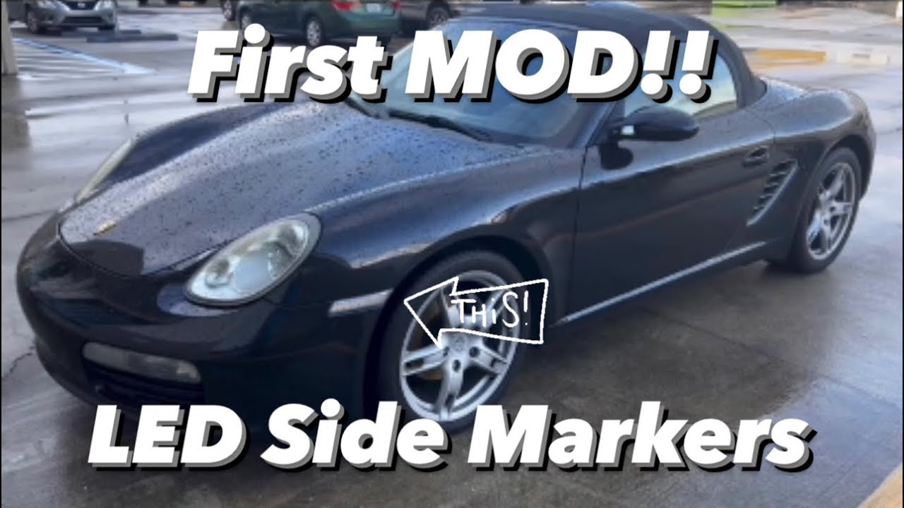 How to Remove Install LED Side Markers 986 987 Porsche Boxster Cayman 911 MOD DIY