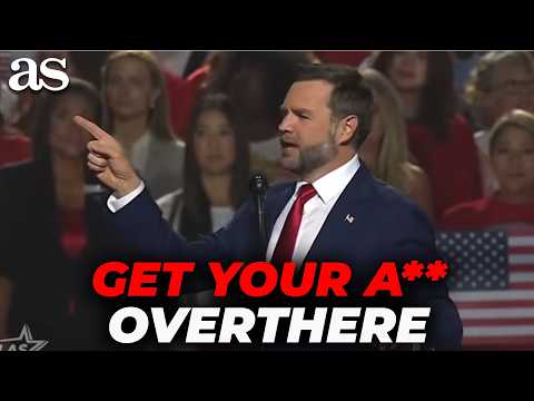 JD VANCE SHUTS DOWN MEXICAN PROTESTER AND THE CROWD GOES ABSOLUTELY WILD