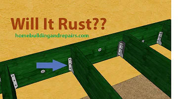 What kind of screws can be used in pressure treated wood?