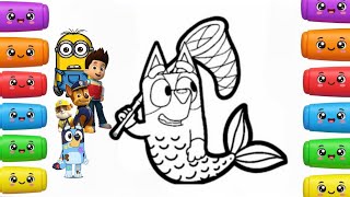 How to Draw Bluey Step by Step | Easy Drawing Tutorial