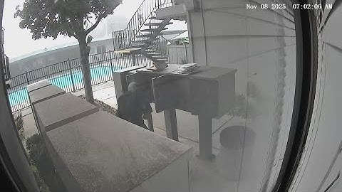 Mail theft suspect caught on camera at Sacramento apartment complex