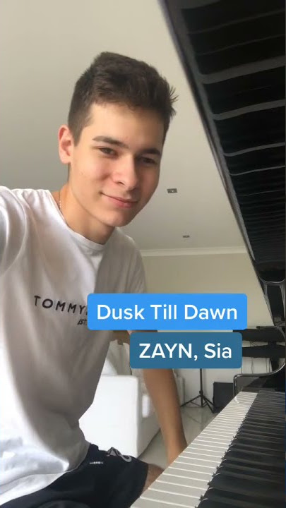 “DUSK TILL DAWN” BY ZAYN & SIA ON PIANO 🔥🎹 #shorts