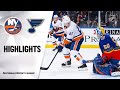 NHL Highlights | Islanders @ Blues 2/27/20