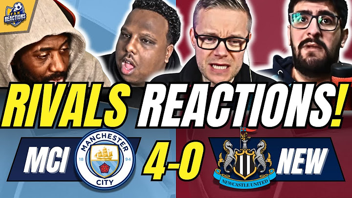 MAN CITY’S RIVAL FANS REACTIONS TO MAN CITY 4-0 NEWCASTLE | PREMIER LEAGUE FAN REACTIONS