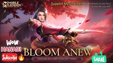 🔥Bloom Anew|Hanabi Revamp Concept Video|Mobile Legends:Bang Bang💥@ytgcgaming@MobileLegends5v5MOBA
