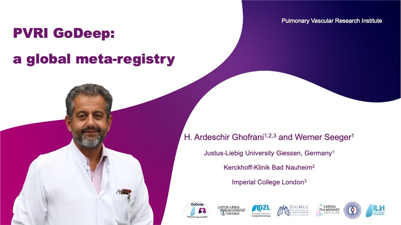 The GoDeep PH International Registry - Prof. Ardeschir Ghofrani