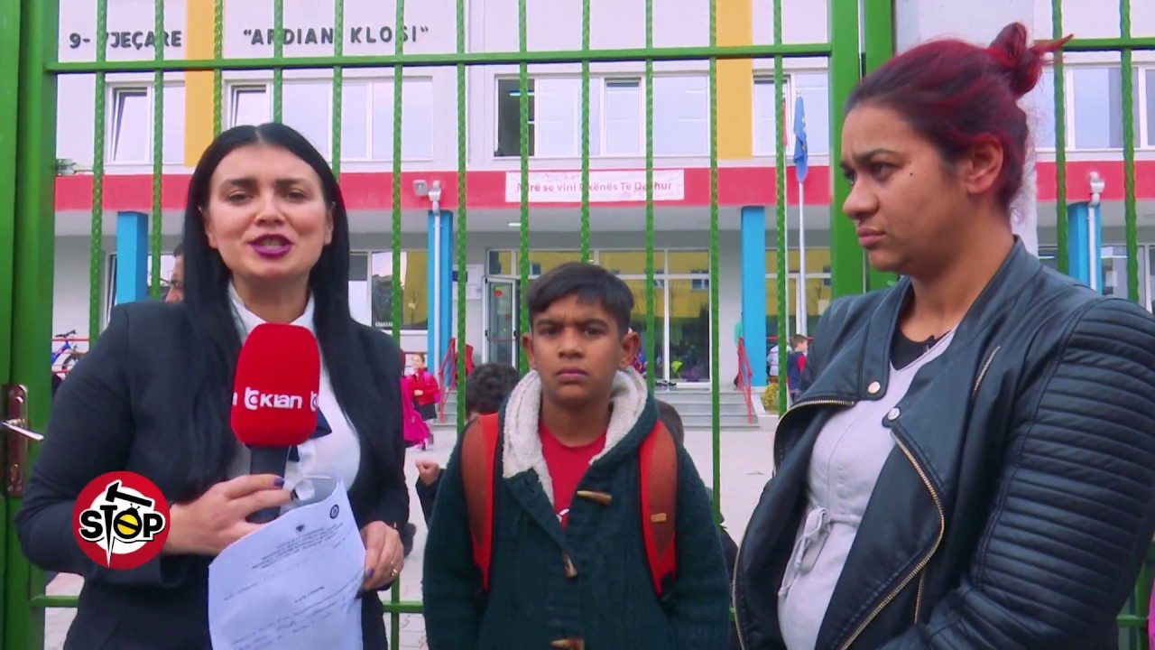 Stop -  “Stop” regjistron djalin rom në shkollën “Ardian Klosi”! (12 janar 2018)