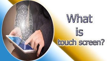What is a touch screen? | touch screen | input device | Urdu | Hindi