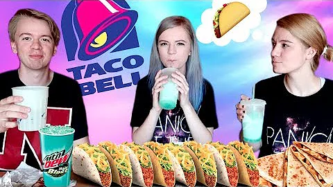HUGE TACO BELL MUKBANG WITH MY BROTHER & SISTER!