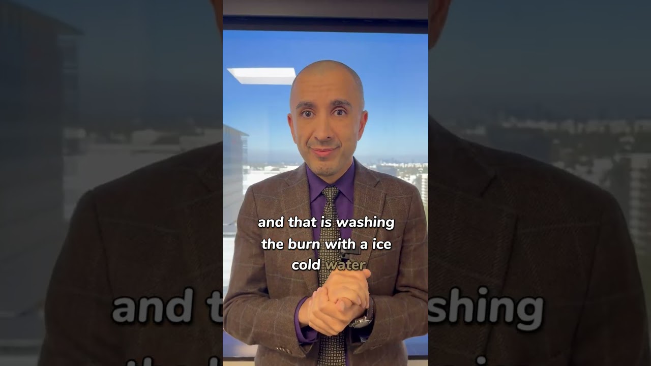 What should I do after a burn injury? | Dr. Babak Hajhosseini | Wound and Burn Centers of America