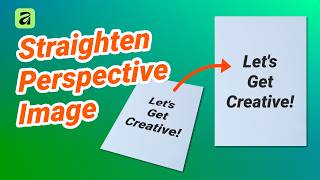 How to Straighten a Perspective Image and Crop It in Affinity | Quick Tutorial