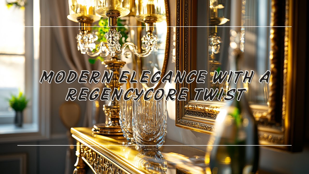 Upgrade Your Living Room: Modern Elegance with a Regencycore Twist
