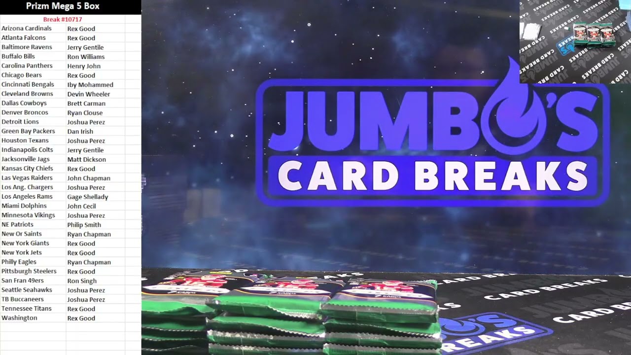 BREAK #10717   Prizm Mega 5 Box