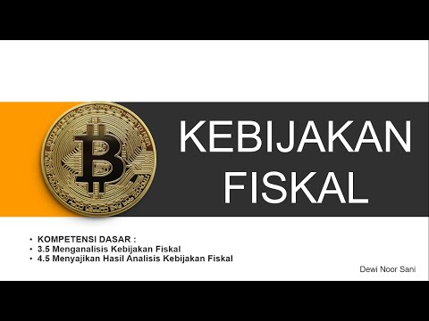 Video: Manakah yang dianggap sebagai kebijakan fiskal kontraktif?