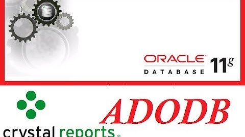 How to Build CrystalReport by connecting to Oracle 11g database using ADO Connection