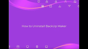 How to Uninstall BackUp Maker Completely