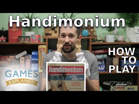 Handimonium Tiny Hands Challenge Game for 2+ Players Ages 13Y+