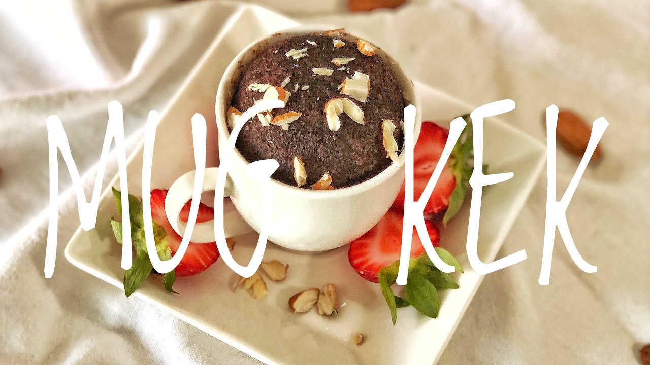 Tencerede Fincan Kek Unsuz, Yağsız, Şekersiz Mug Kek ( Mug Cake ) (4K