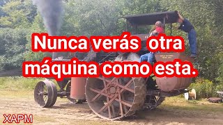 El tractor a vapor más grande y potente que se construyó en el mundo