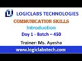 Communication Skills (Day 1) (Batch - 450)