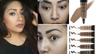 How I Do My Eyebrows Using Nyx Eyebrow Gel In Brunette - Nyxcosmetics - Alexisjayda