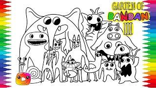 Garten Of Banban Chapter 3 New Coloring Pages / How to Color All Monsters / Elektronomia - Sky High