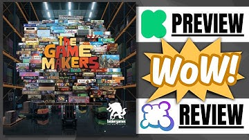 The Game Makers - Kickstarter Preview & Review!