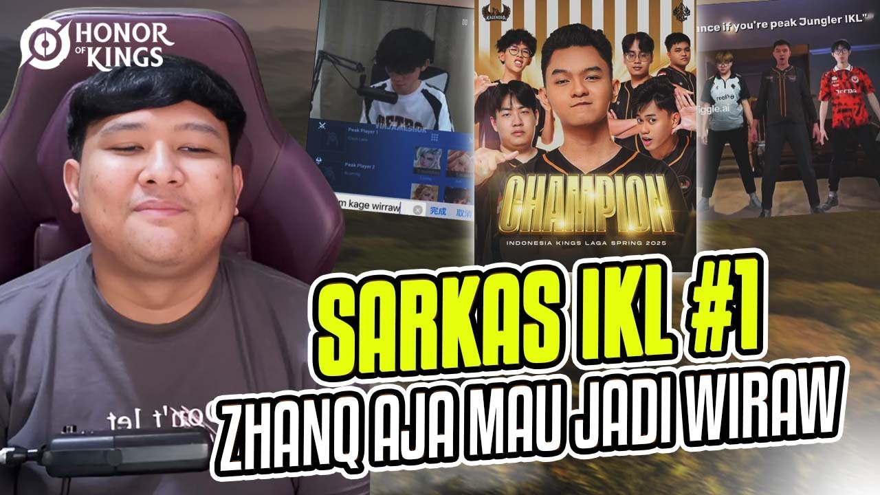 ZHANQ INI UDAH LOKAL BANGET SIH WKWK SAMPE MAU JADI WIRRAW JUGA - REACT SARKAS IKL PART 1