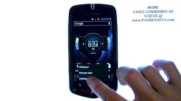 Casio Commando 4G - How Do I Turn On Caller ID Readout or Dial Pad Readout