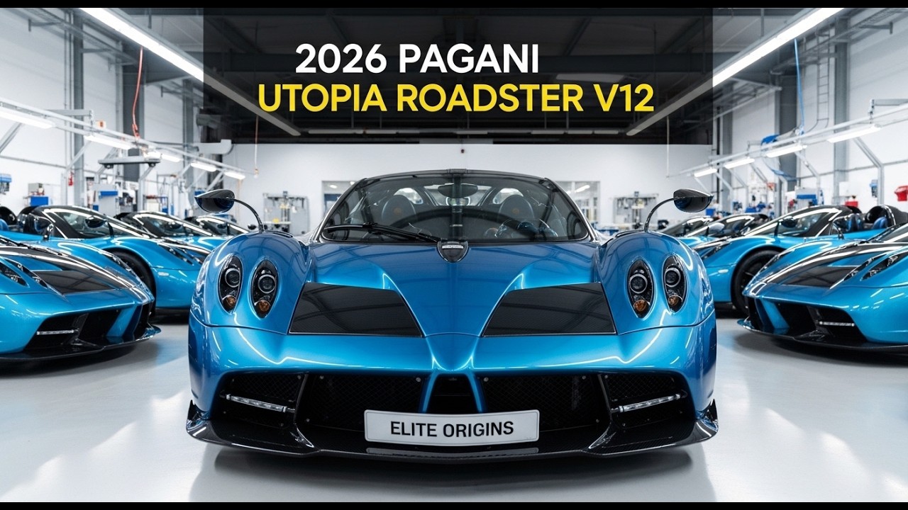 2026 Pagani Utopia Roadster V12 | Inside the San Cesario Hand-Built Factory