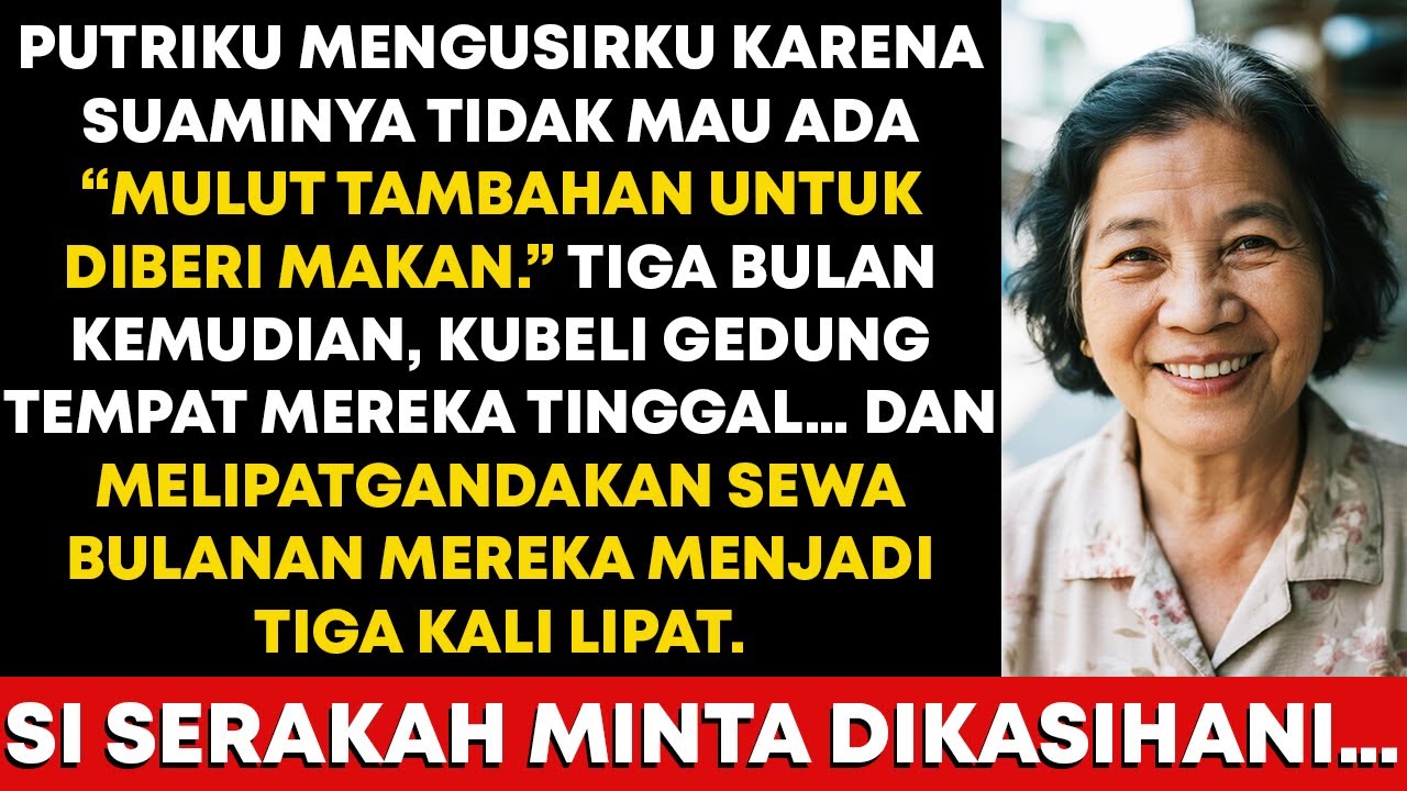 Putriku mengusirku karena dianggap beban. Kubeli gedungnya dan naikkan sewa jadi 3 kali lipat…