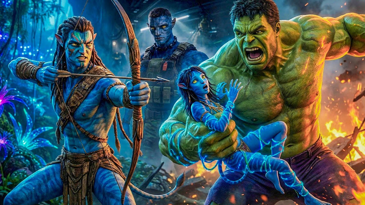 JAKE SULLY vs HULK – THE FINAL EPIC BATTLE TO SAVE KIRI AND PANDORA