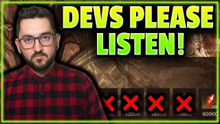 ⛔ THIS NEEDS TO CHANGE ASAP!  ⛔ End Game DISASTER! Devs PLEASE Change IT | Dragonheir x Dragonstride