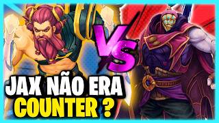 FIZ A CIÊNCIA QUE GANHA DE JAX, OLAF VS JAX | League of Legends | TOP 1 Nasus BR