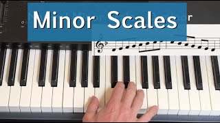 Minor Scales - Natural, harmonic and melodic explained