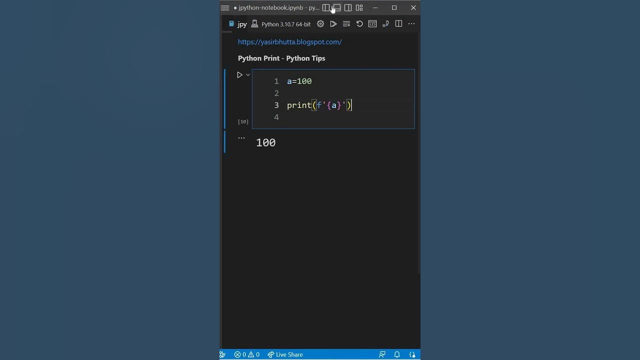 Python f-Strings Explained: What Does print(f'{a=}') Do? | Python ...