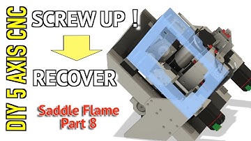 Building The 5-Axis CNC Machine in a Small Room: A DIY Journey. (part8)