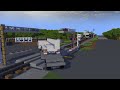 Minecraft Mer Rouge Train Derailment Animation