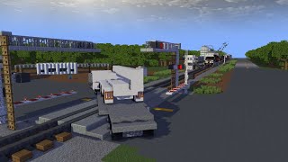 Mer Rouge Train Derailment in Minecraft Animation