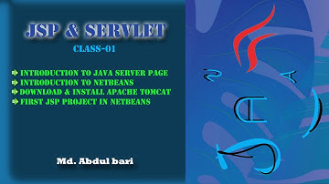 JSP Class Lecture(Introduction to JSP)- Class 01
