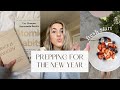 START THE NEW YEAR WITH ME VLOG: closet clean out, how to make a vision board & inspiring books!