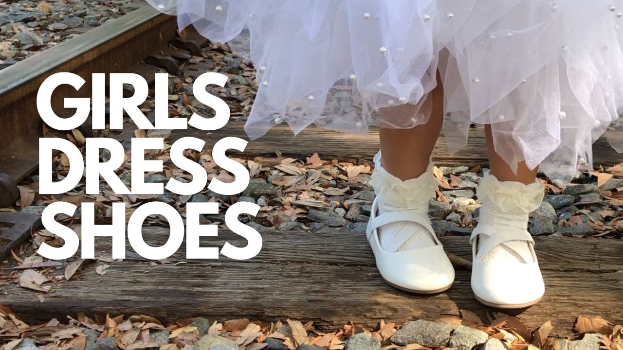 Trary Girls Dress Shoes with Crossover Straps