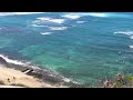 4K Oahu Hawaii Relaxing Scenery Beaches Waves ハワイ 海　ビーチ